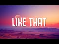 Future, Metro Boomin, Kendrick Lamar - Like That (Lyrics)