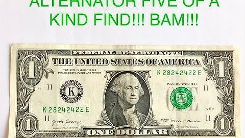 Searching Currency - $200 One Dollar Bill Bank Strap for Fancy Serial Numbers, Star Notes, and more.