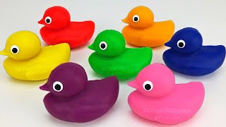 Play Doh Ducks and Farm Animals Molds | Yowie, Kinder Surprise Eggs
