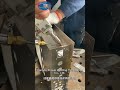 Welding the aluminum alloy with the laser welder