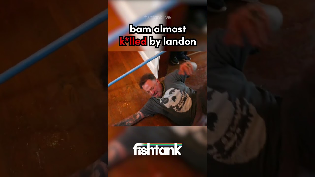 landon has got ANOTHER lawsuit on his hands... LIVE NOW #fishtanklive #fyp #bam #funny #fall