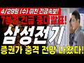 [삼성전기 주가전망] 💥7분전 역대급 소식 발표! 증권가 충격 전망 나왔다! 역대급 폭풍전야 발생!