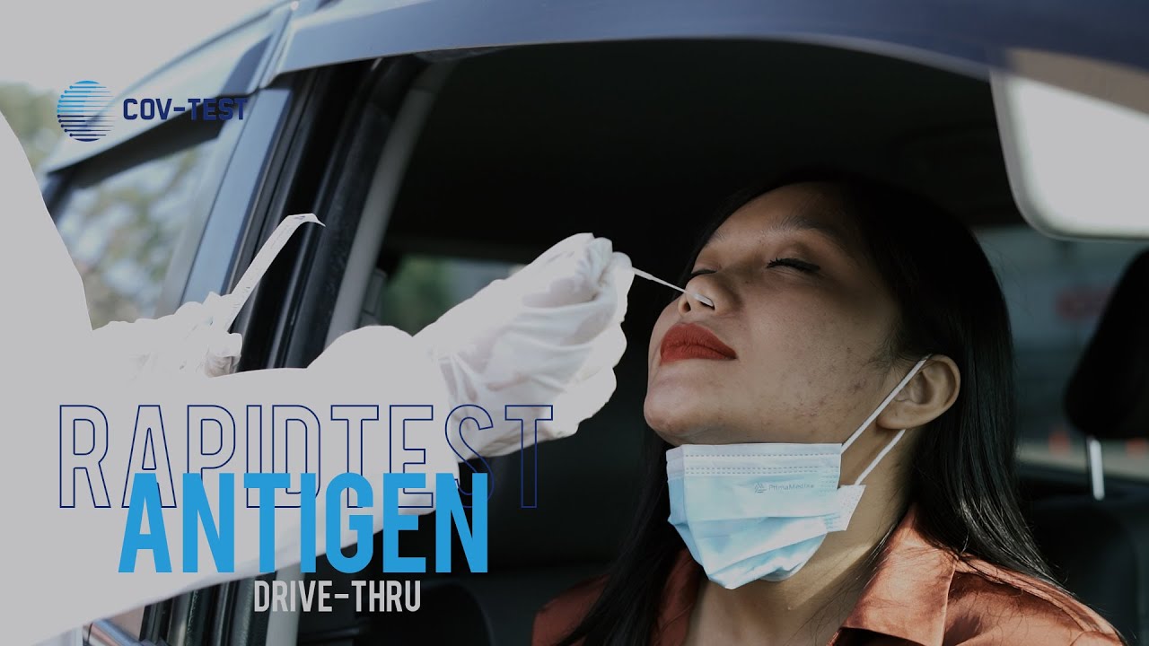 Drive Thru Covid Test Antigen Rapid Test Cassette COVTEST YouTube