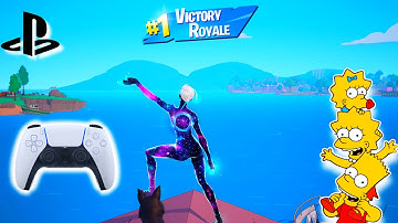 The Simpsons Map Win — PS5 Zero Build Gameplay 🏆