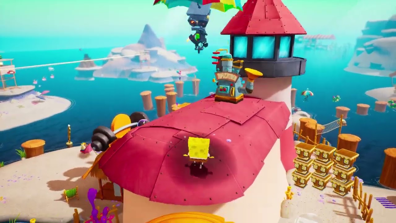 Video-duimnael vir Goo Lagoon | SpongeBob SquarePants: Stryd om Bikini Bottom - Herhidraat | Stappenplan, Speelstyl