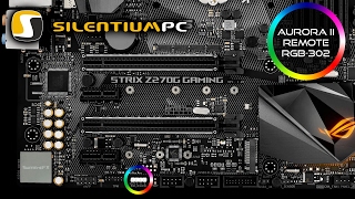 En Aurora Ii Remote Rgb-302 - Connecting To The Motherboard With Asus Aura Lighting System