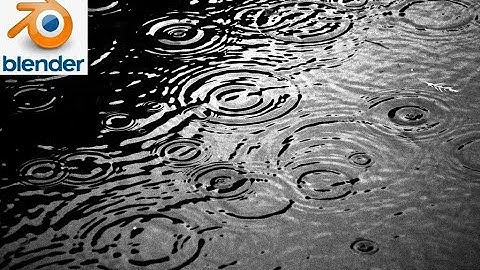 Create Realistic Simulated Rain Puddles in Blender 2.81