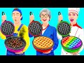 自分 VS おばあちゃんの料理チャレンジ | 秘密のお料理ハックとキッチンのヒント Fun Challenge