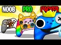 Foxy goes noob vs pro vs hacker in these crazy games line up diy joystick  more