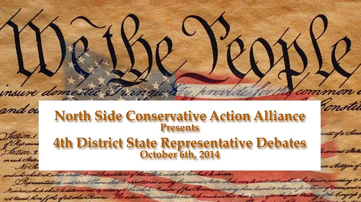 4th District Legislative Debate - October 6th, 2014