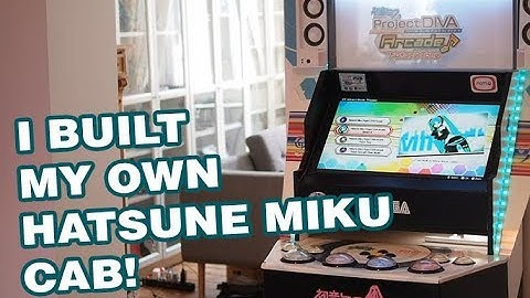 I built my own Hatsune Miku Future Tone Arcade Cabinet!