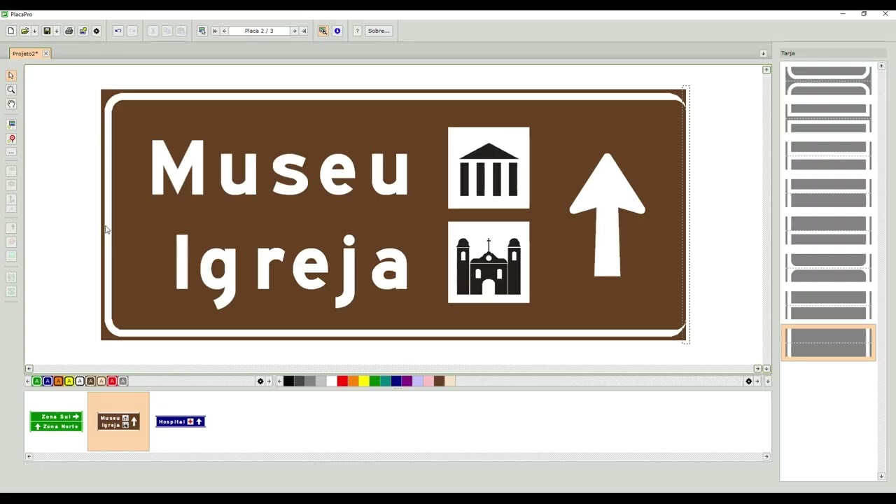 Tutorial rápido PlacaPro: diagramação de placas para sinalização viária