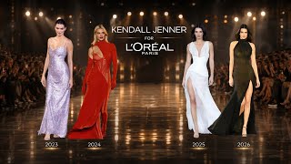 Full Kendall Jenner’s L’Oréal Paris Runway Evolution 🔥👑 | 4 Years Compilation Update