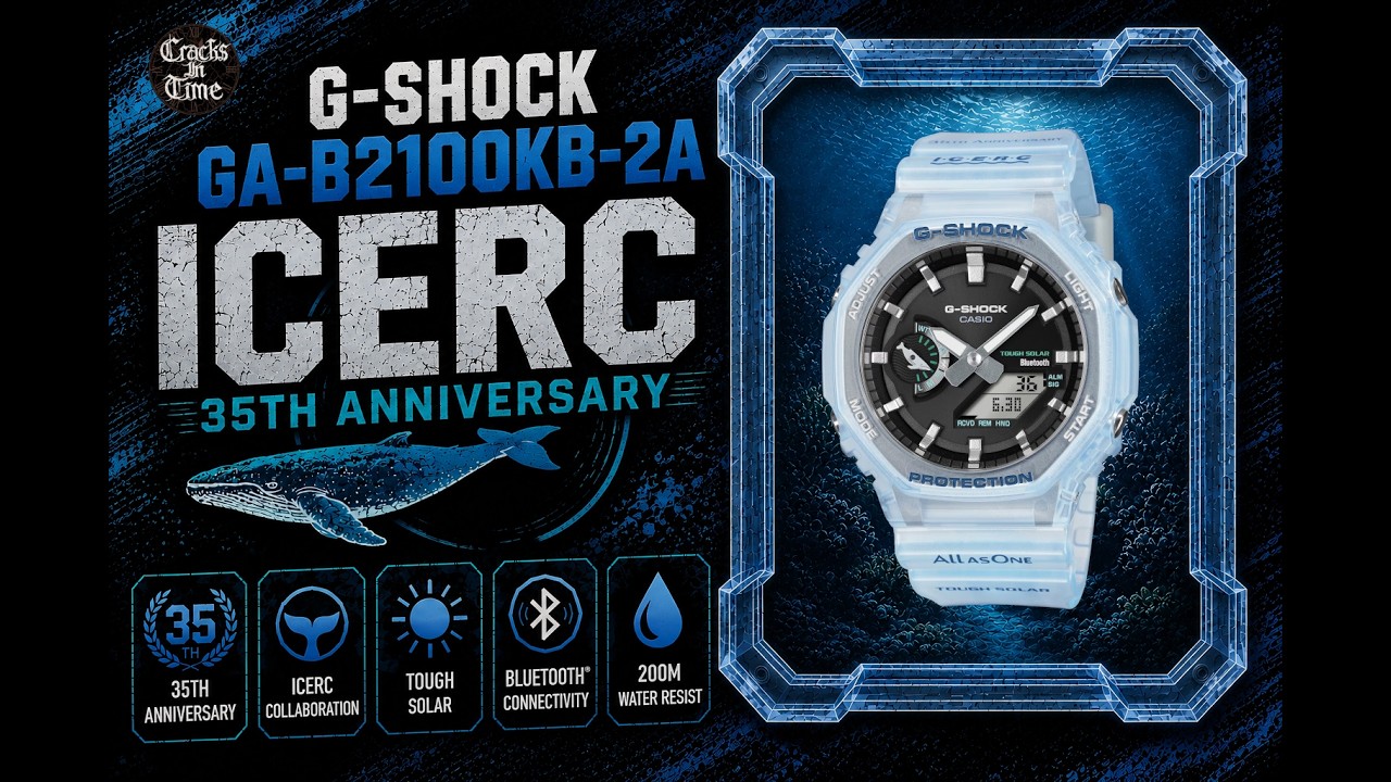 G-Shock GA-B2100KB-2A - ICERC 35th Anniversary Edition - YouTube