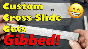 Making a Custom Cross Slide for an Atlas Lathe, Making the Gib! 😁