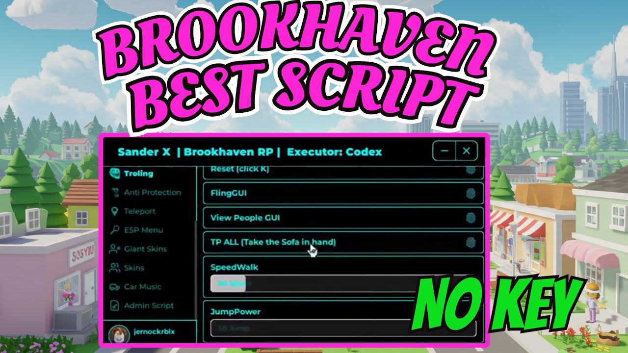 NEW Brookhaven 🏡RP Script Pastebin 2025 | Kill, Kick, Bring Players ...