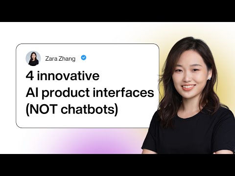 Chat is overrated. Here are 4 innovative AI product interfaces