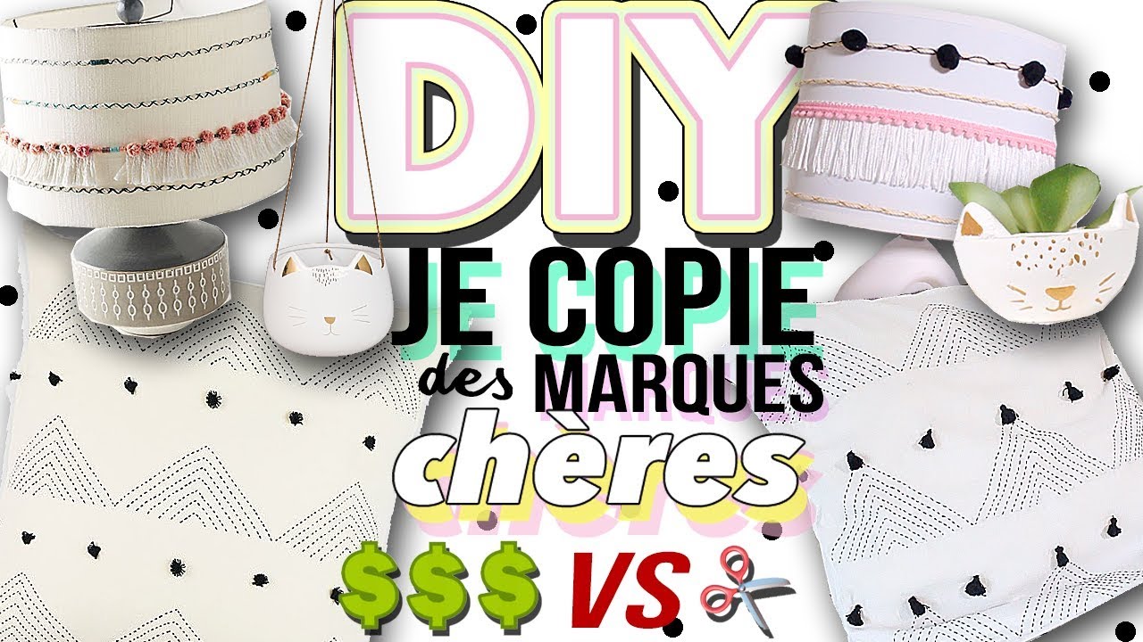 DIY ┋ JE COPIE DES DECO CHERES AVEC 3 x RIEN / boho minimaliste ainsi. anthropologie française