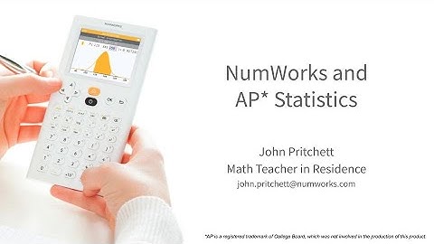 Introduction - NumWorks and AP Statistics