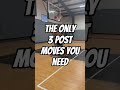 Here’s the only 3 post moves you need. Master them! #PROfectYourGame #postmoves