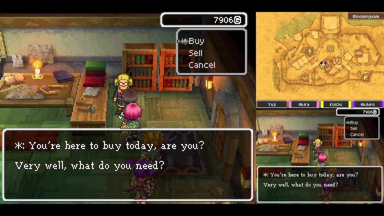 Dragon Quest IX Bloomingdale [51] YouTube