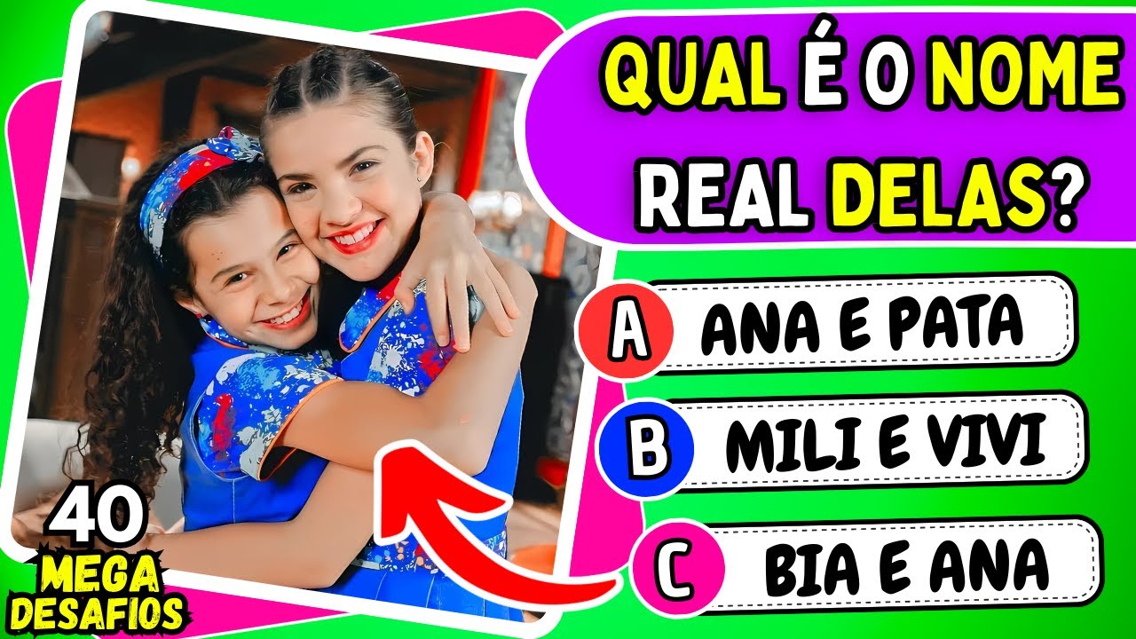 SÓ OS VERDADEIROS FÃS ACERTAM! 🎭 40 PERGUNTAS SOBRE CHIQUITITAS! 🌟💛 #zenquiz