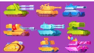 Tank Stars - Gameplay Walkthrough Part 1 - New Update All Tanks Unlocked (iOS, Android)