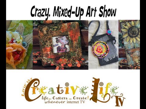 In this episode of Creative Life TV, Host Linda Peterson shares techniques to create mixed media art including a no-sew fabric cellphone pouch, mixed media embossed frame, baby wipe vintage inspired flower tag and a mixed media sunflower collage. Featured on the Cool2Craft TV network. For more ideas, info and inspiration go to cool2craft.com