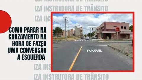 Como fazer retorno no cruzamento?