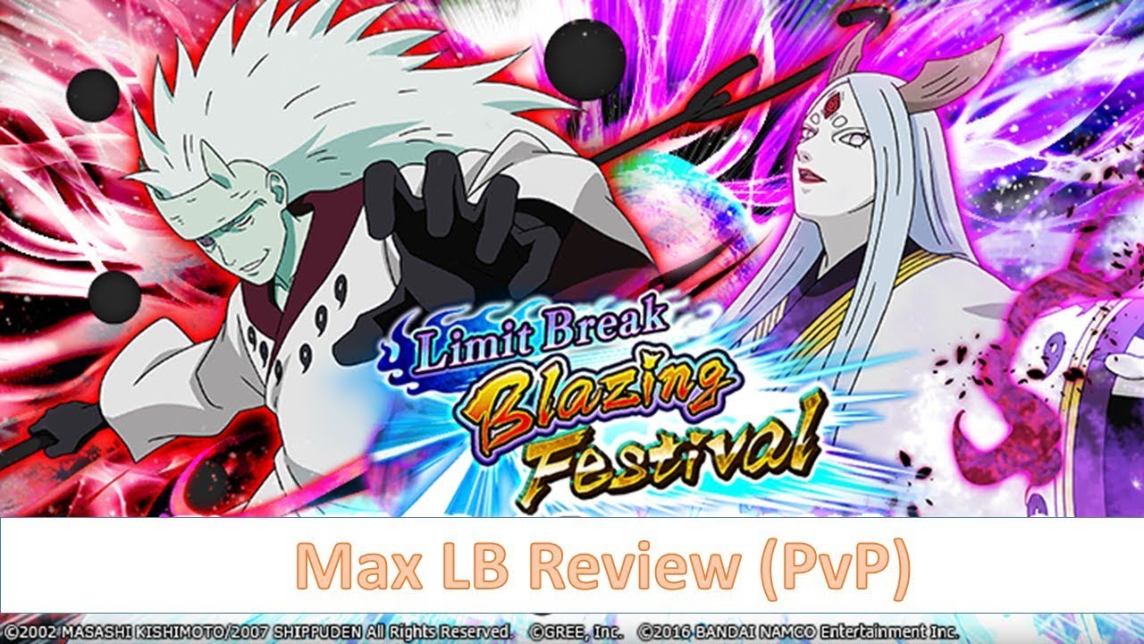 So6p Madara and Kaguya Max LB Review #2 (PvP) | Naruto Blazing