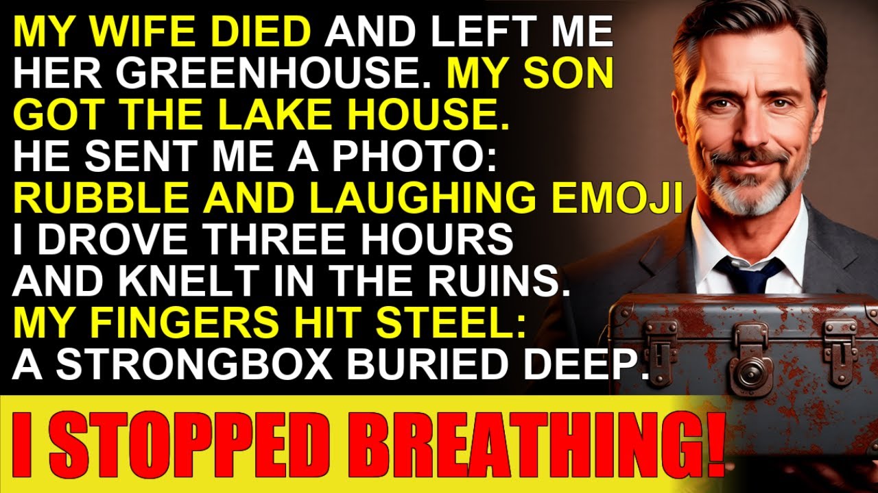 My Son Bulldozed My Wife's Greenhouse for a Pool—But I Knelt in the Rubble and Found a Strongbox