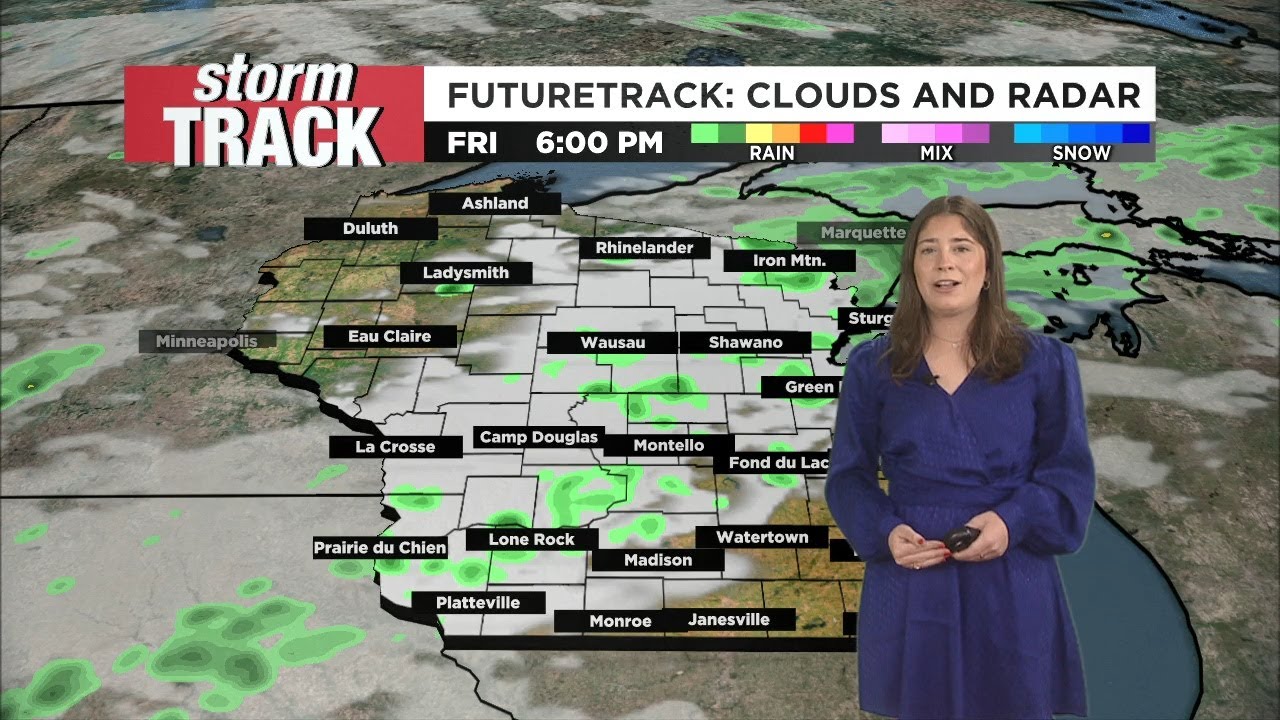 Mostly dry heading into the weekend - YouTube