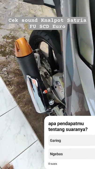 Cek Sound Suara Knalpot Satria FU SCD Euro di Vario 150 esp #modifikasivario150 #fyp