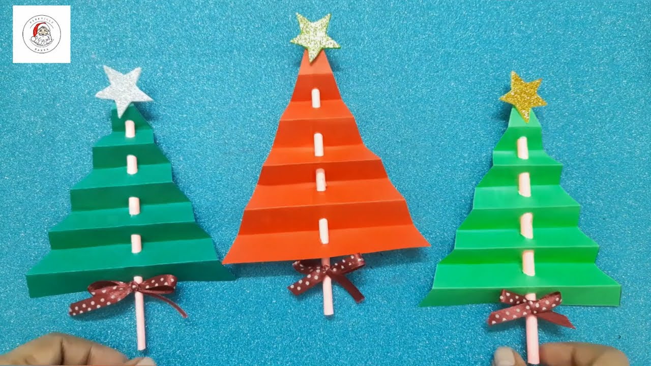 Diy Easy Paper Christmas Tree Christmas craft / How to make a Paper