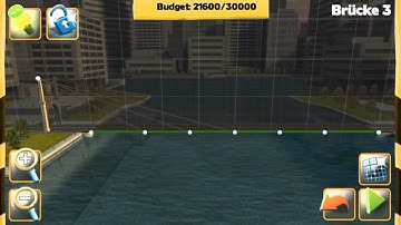 Bridge Constructor - Bridge 3 - The Ridge - Walkthrough