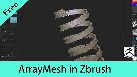 ArrayMesh in Zbrush