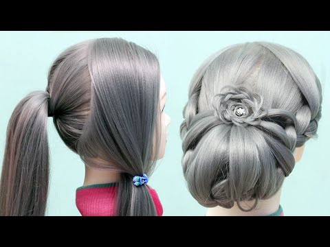 Repeat Easy Bun Hairstyles With Trick For Wedding Party