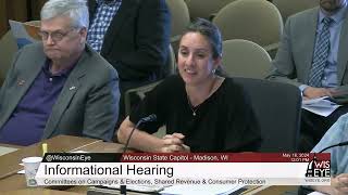 Campaigns and Elections Joint Informational Hearing