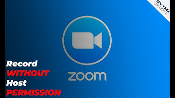 How to Record Zoom calls/meetings without Host Permission