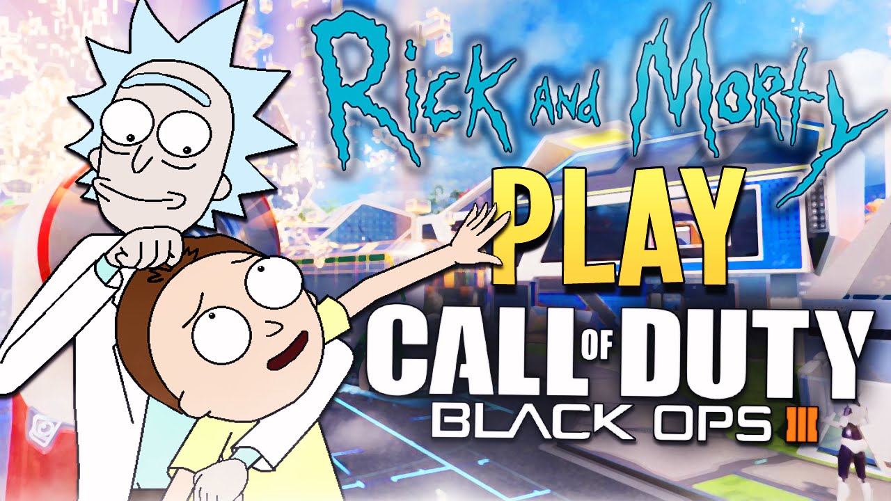 RICK AND MORTY PLAY BLACK OPS 3! (Hilarious Call of Duty Voice Trolling)