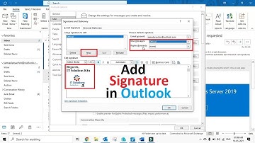 How to add email signature in outlook |In Hindi|2021| Email Signature.