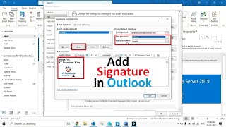 how to add email signature in outlook |in hindi|2021| email signature.