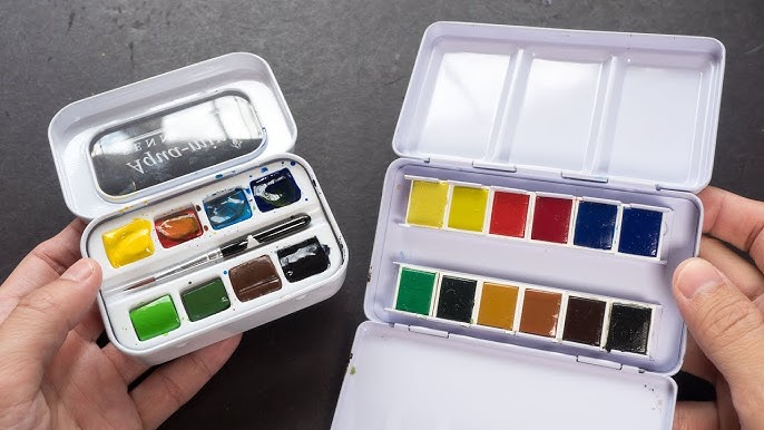 Making a Mini Watercolor Travel Palette out of Scrapwood 