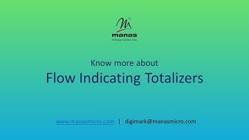 What is Flow Indicating Totalizer?
