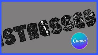 How to Create Grunge or Distressed Text with Texture Fill in Canva screenshot 3