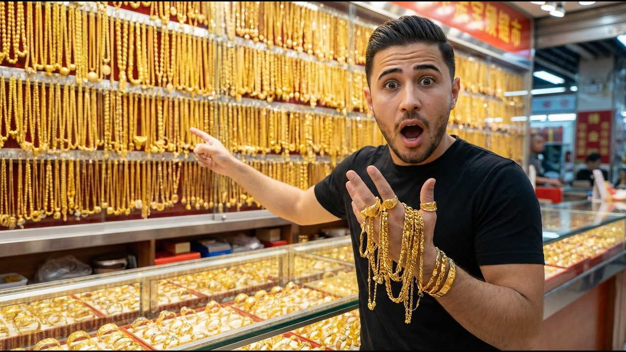 دخلت أكبر سوق مجوهرات في الصين 🇨🇳😱 وشوفو الأسعار!