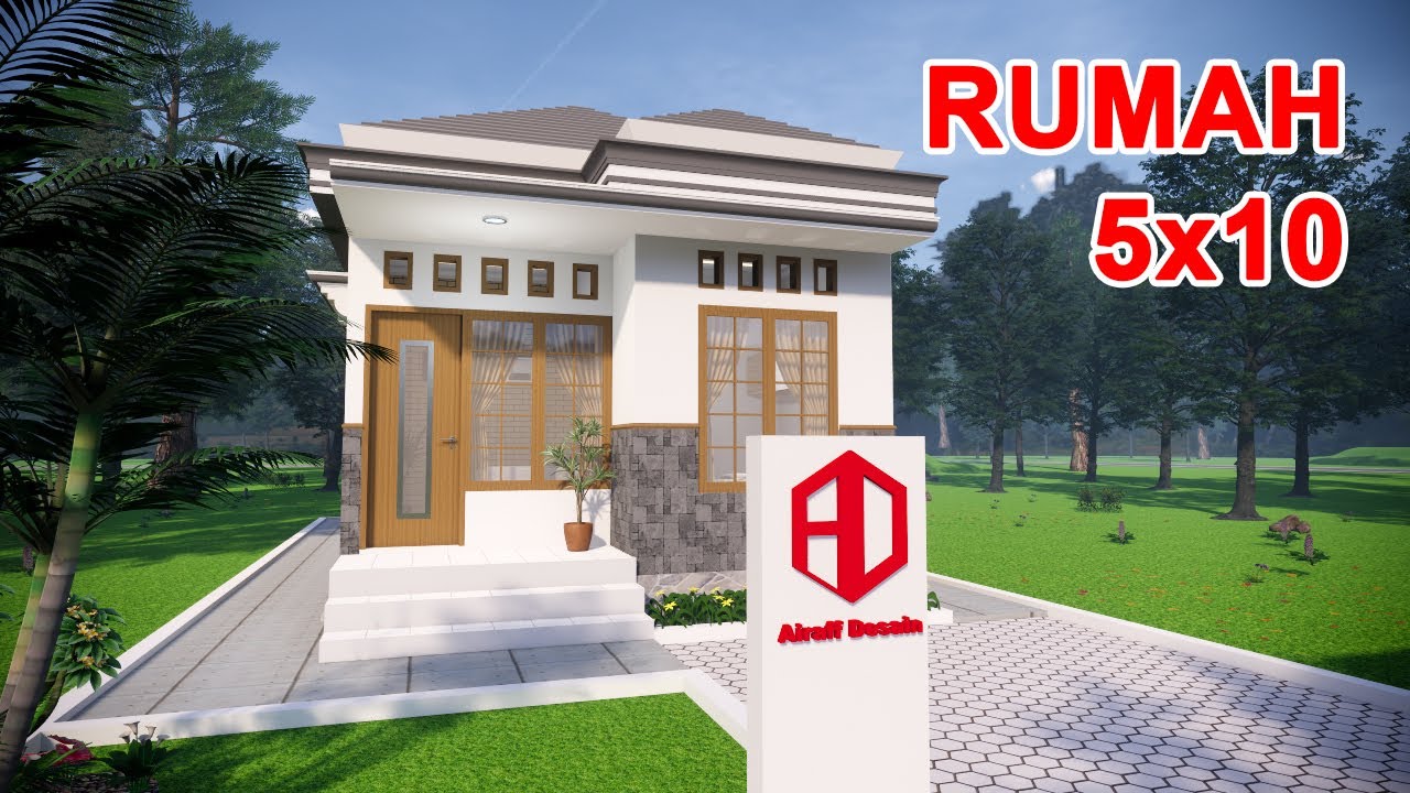 Desain Rumah 5x10 Pedesaan 3 Kamar YouTube