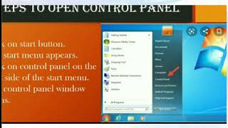 CLASS 7 II WINDOWS 7 II CONTROL PANEL