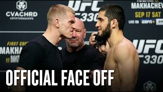 OFFICIAL FACE OFF: ISLAM MAKHACHEV vs IAN GARRY — UFC 330!