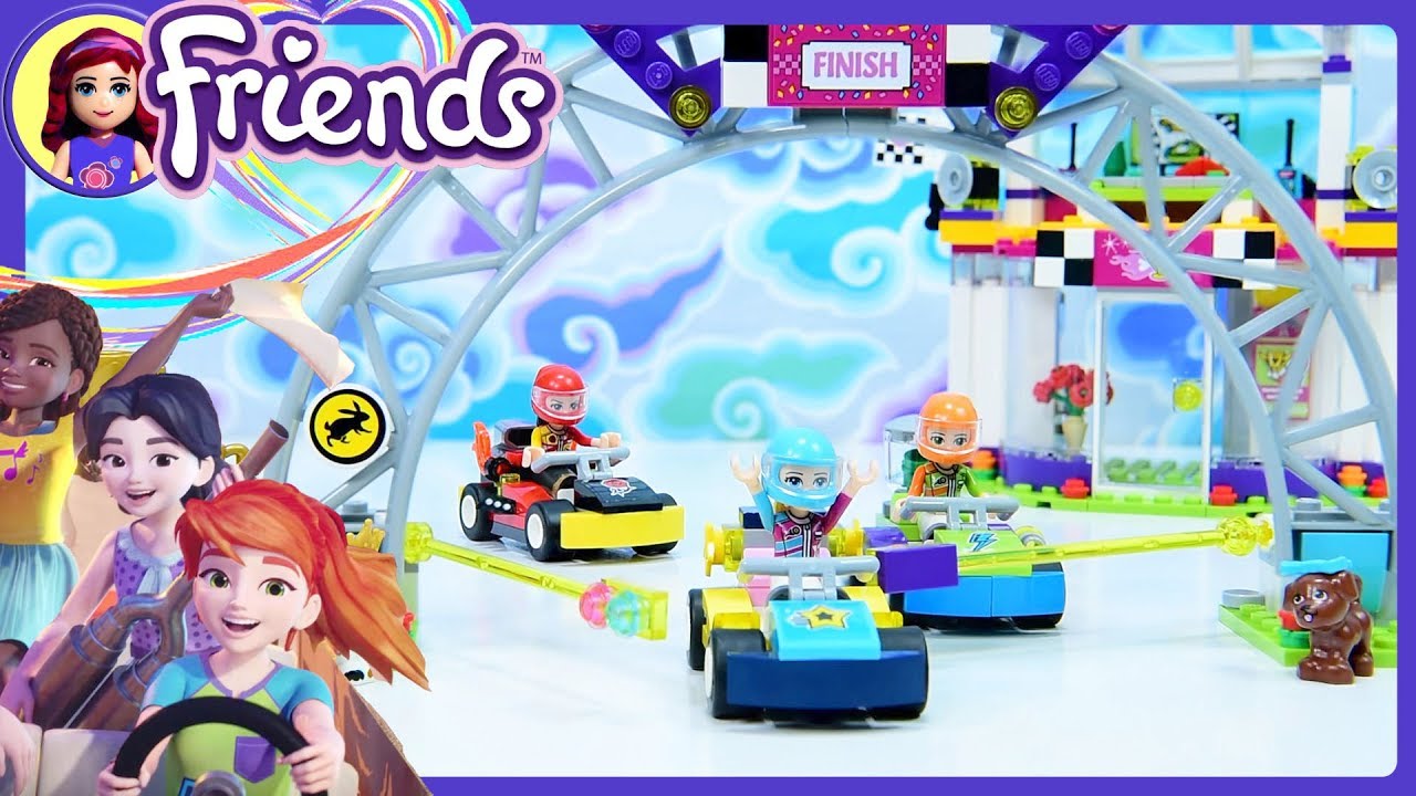 forligsmanden løn Ballade LEGO Friends The Big Race Day Speed Build Silly Play & Review - YouTube